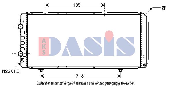 AKS DASIS radiatorius, variklio aušinimas 060630N